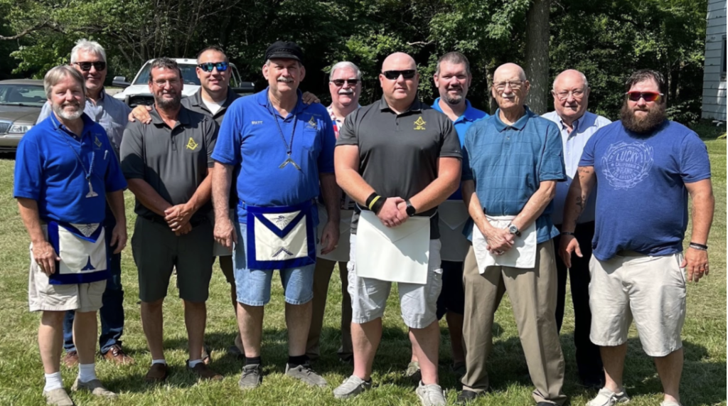 Brothers from the Grand Lodge of Ohio.